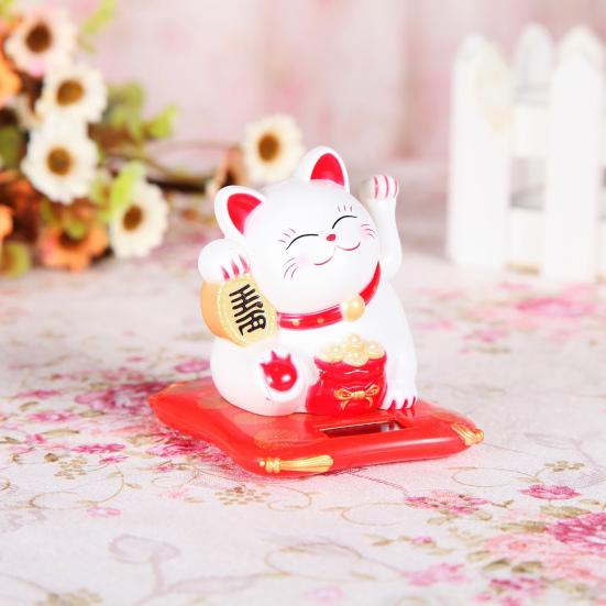 Convenient Lucky Cat Decor Eco-friendly Welcoming Cat Lucky Symbol