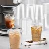 Disposable Coffee Cup INS Style Transparent Thickened Milk Tea Cup with Lids Suitable for Smoothies Cold Drinks Party Supplies