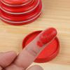 Quick-Dry Red Fingerprint Ink Pad for Stamps - Multiple Sizes Available