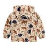 Middle and Large Children Boys and Girls Multi-color Printing Hooded Jacket Light Models of Fashion Jacket Children's Clothing