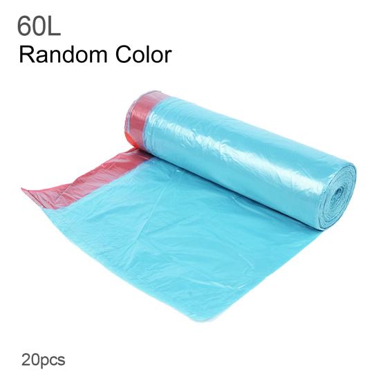 

20 шт. 30/60 л Утолщенный Автоматический Мешок для Мусора на Завязках Кухонный Мешок для Мусора 60L