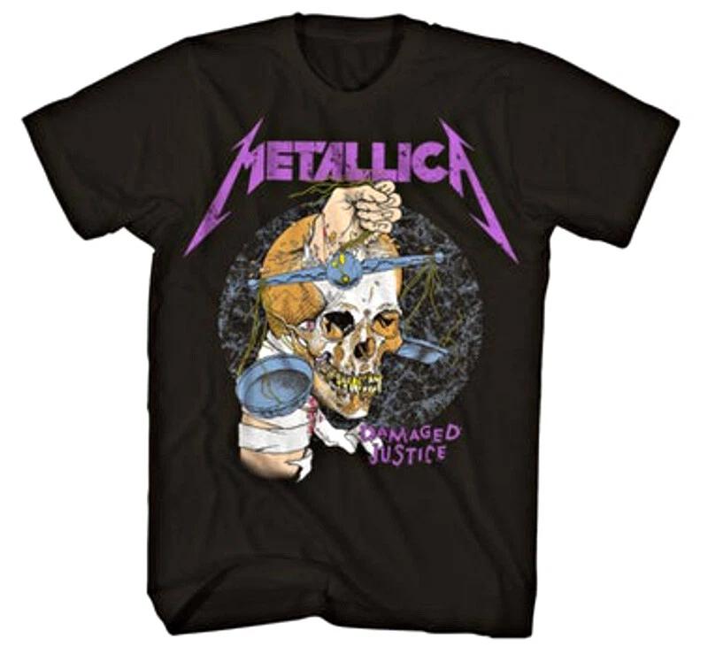 Νέο Αυθεντικό Metallica Harvester of Sorrow Damaged Justice Heavy Metal T-Shirt Υψηλής ποιότητας Πολυτελείας Είναι για Άνδρες και Γυναίκες Τοπ Y2k