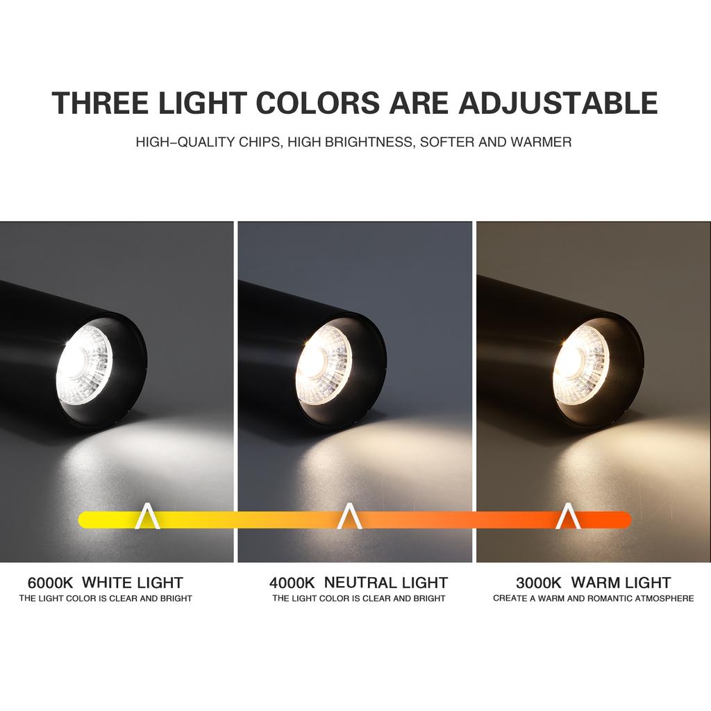 Modern LED Spotlight 7W Warm White 360 Rotating Ceiling Lamp Ceiling Lighting Family Store Ceiling Lights Led Lights Spot Light