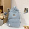 Einfarbig Schultasche Weibliche Junior High School Student Campus Rucksack Reiserucksack