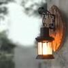 Classic Nordic Natural Wood Mental Retro Wall Lamp Vintage Boat Wood Light Fixture Mode for Bar Restaurant Pendant Light