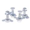 4 Pcs Hook Tie Down Rope Kit Anchor Point M8*30 Aluminum Alloy Rail Accessories For Boat Truck Airline Rail Trailer