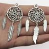 10pcs Dreamcatcher Chams Dream Catcher Pendant Necklaces Earrings Jewelry Making Accessories