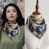 Soft Square Scarf 68×68cm Neck Wrap Luxury Silk Scarf for Workers