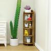1/12 Dollhouse Simulation Miniature Corner Storage Rack Display Shelves Model Dollhouse Retro Scene Furniture Decoration Toys