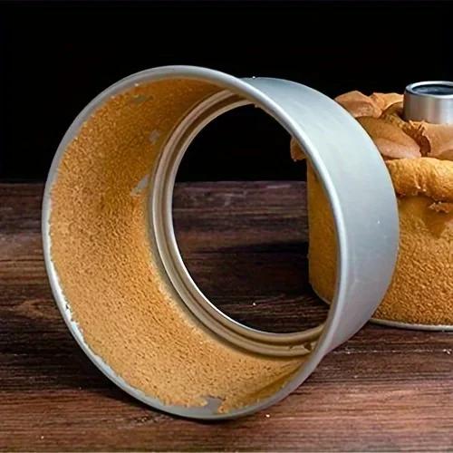 1 st-6 tum Chiffonkaksform Löstagbar botten Rund Kakbakform för Hem DIY Bakform för kaka av aluminiumlegering Form kakform