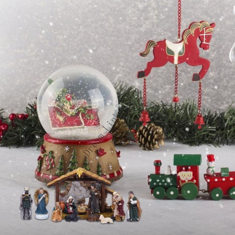 

Q1FD Baby Jesuses Holy Family Statue Miniature Christmas Nativity Scene Sculpture Xmases Indoor Home Table Holiday Decors China Mainland