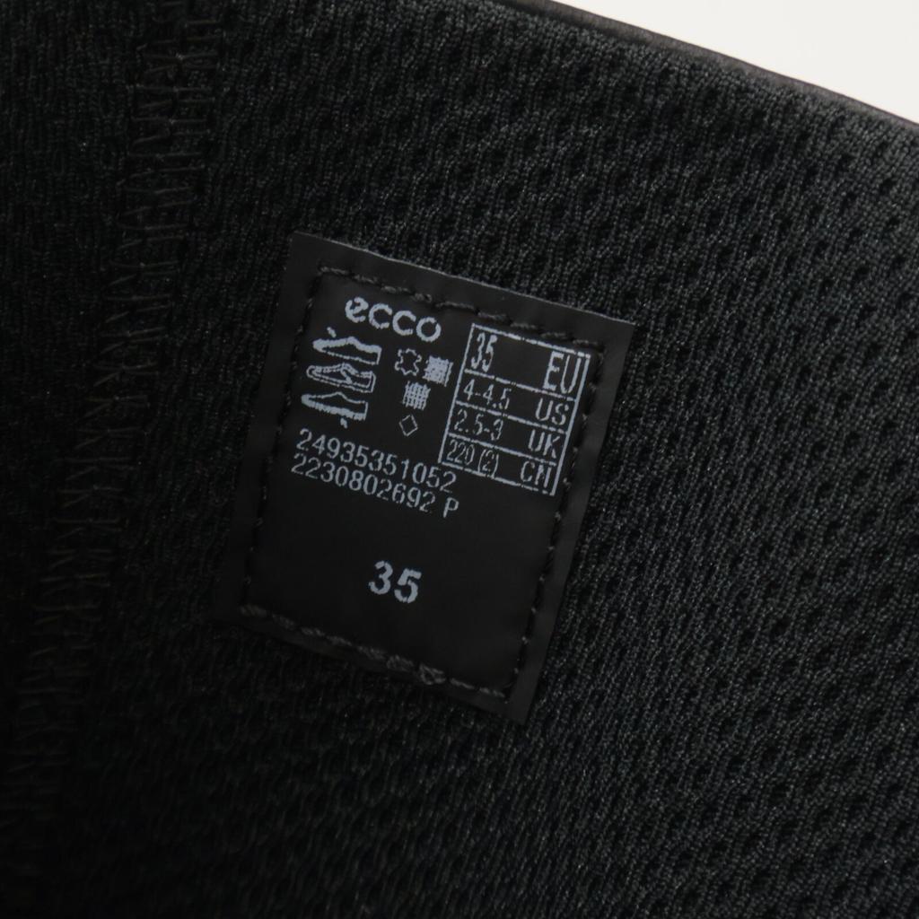 ecco [New] 24935351052 Side Zip Long Jockey Boots/ shoes 8.7" blackUsed