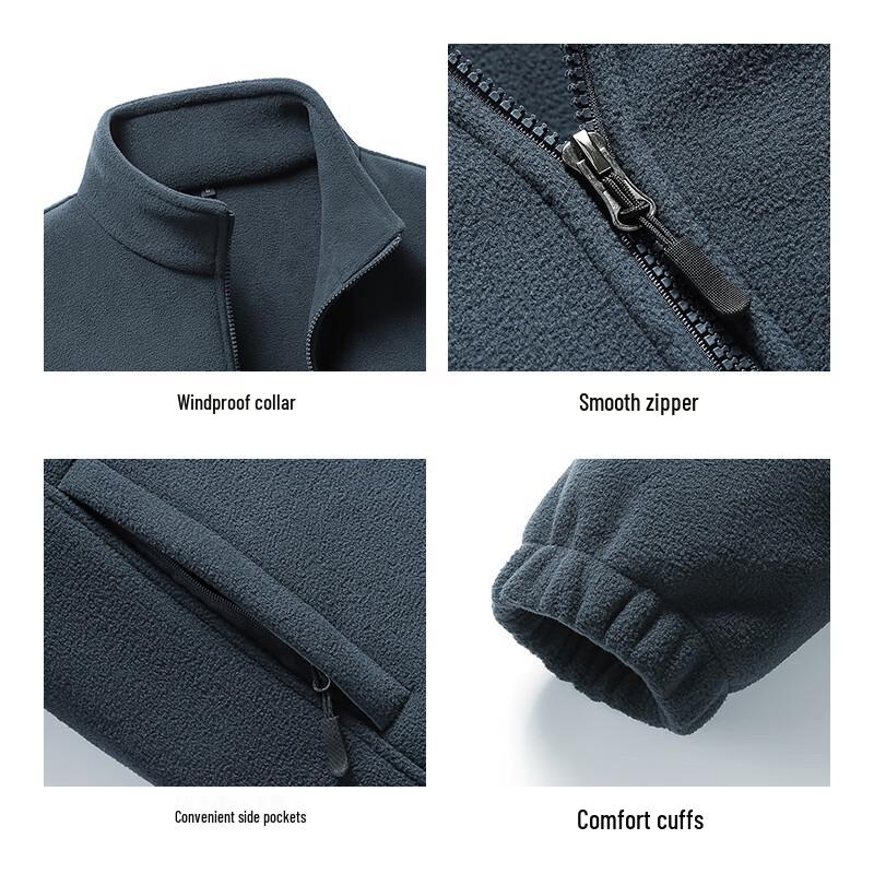 Paul Frank Men's Fleece Stand Collar Jacket