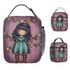 Little Girl Lunch Bag Portable Lunch Box Girls Travel Designer Cooler Bag Retro Waterproof Tote Food Bags
