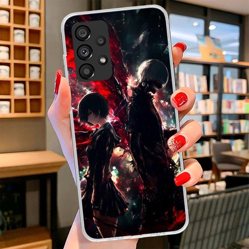 G-Ghoul Tokyo Touka Kirishima Phone Case For Samsung Galaxy A12 A22 A32 A52 A72 A02S Phone Case Note 20 Ultra 10 S10 Plus A51 A7