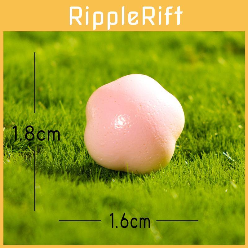 Landscape Resin Micro Decor With Miniature Forest Mushrooms For Garden Crafting