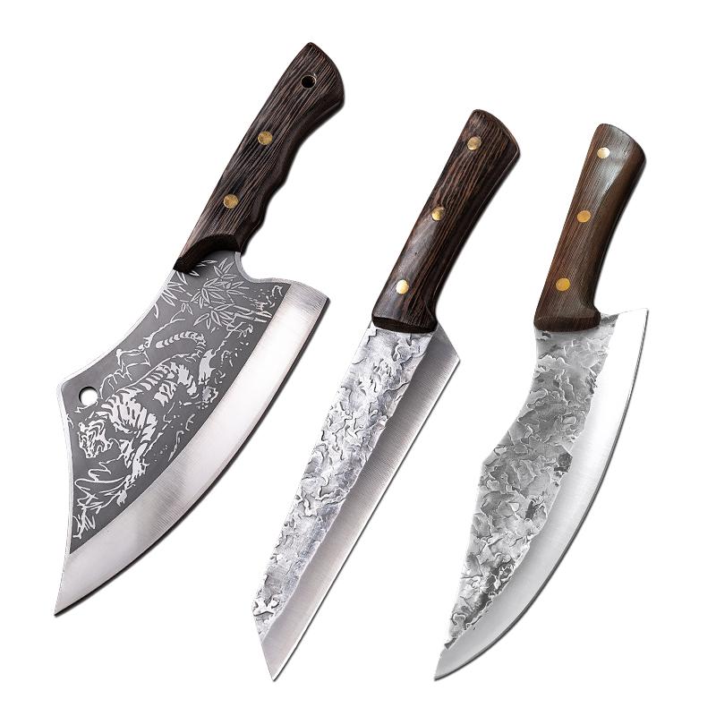 Butcher Boning Knives Cleaver Meat Chopping Vegetables Kitchen Knives Hand Forger Blade Chef Knife Stainless Steel Slicing Knife