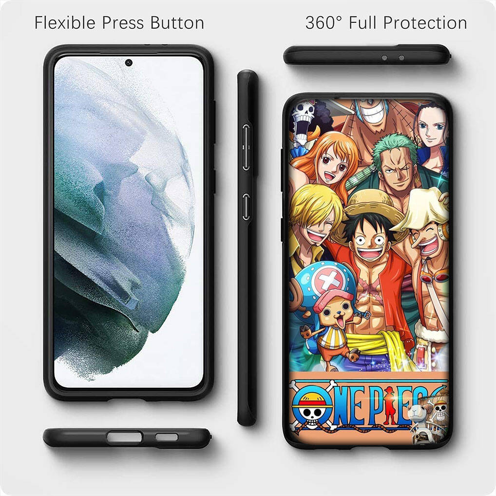 Für Samsung Galaxy S25 S24 S23 S22 Ultra FE Plus A17 A37 A57 A56 A55 A06 A16 A15 A36 A26 A35 A05 A25 A54 A34 Hülle Süßer Trafalgar Law Luffy One Piece