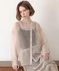 J Mark New York See Through Layered Blouse - Begie