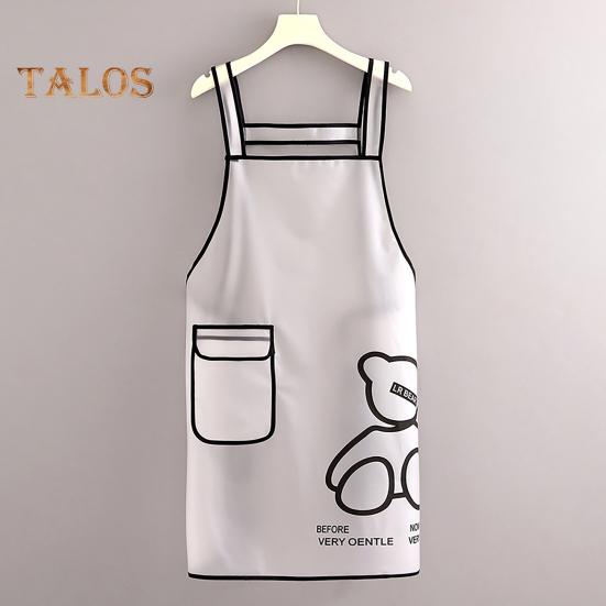 Фартук шеф-повара Прозрачный против пятен ТПУ Классический фартук с ремешком для легкой — фото 5