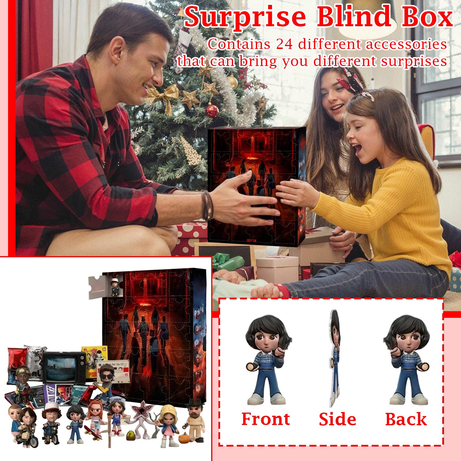 

2D Plane+airplane Box +24PC+ Fitness Decoration Advent Christmas Countdown Box Calendar One Size