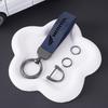 Luxury Leather Motorcycle Emblem Keychain Keyring Holder Pendant Accessories For Honda CB400 CB650F CBF CBR250RR CRF SH300 NC750 EB1