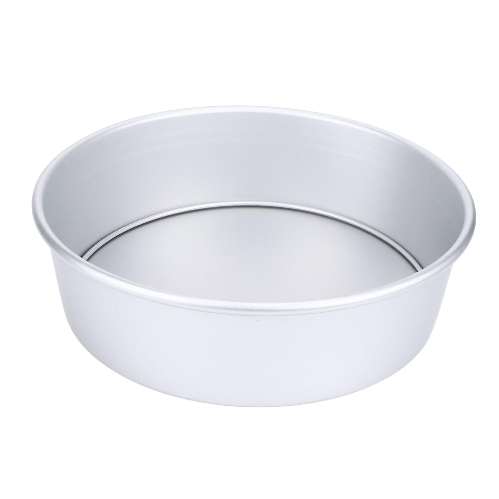 

10 Inch Round Cake Mold Anodized Aluminium Cake Pans with Removable Base Baking Mold for Wedding Birthday Party L