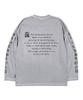 BLACKBLOND Vividi Crushed Face Pigment Long Sleeve Tee (Grey)