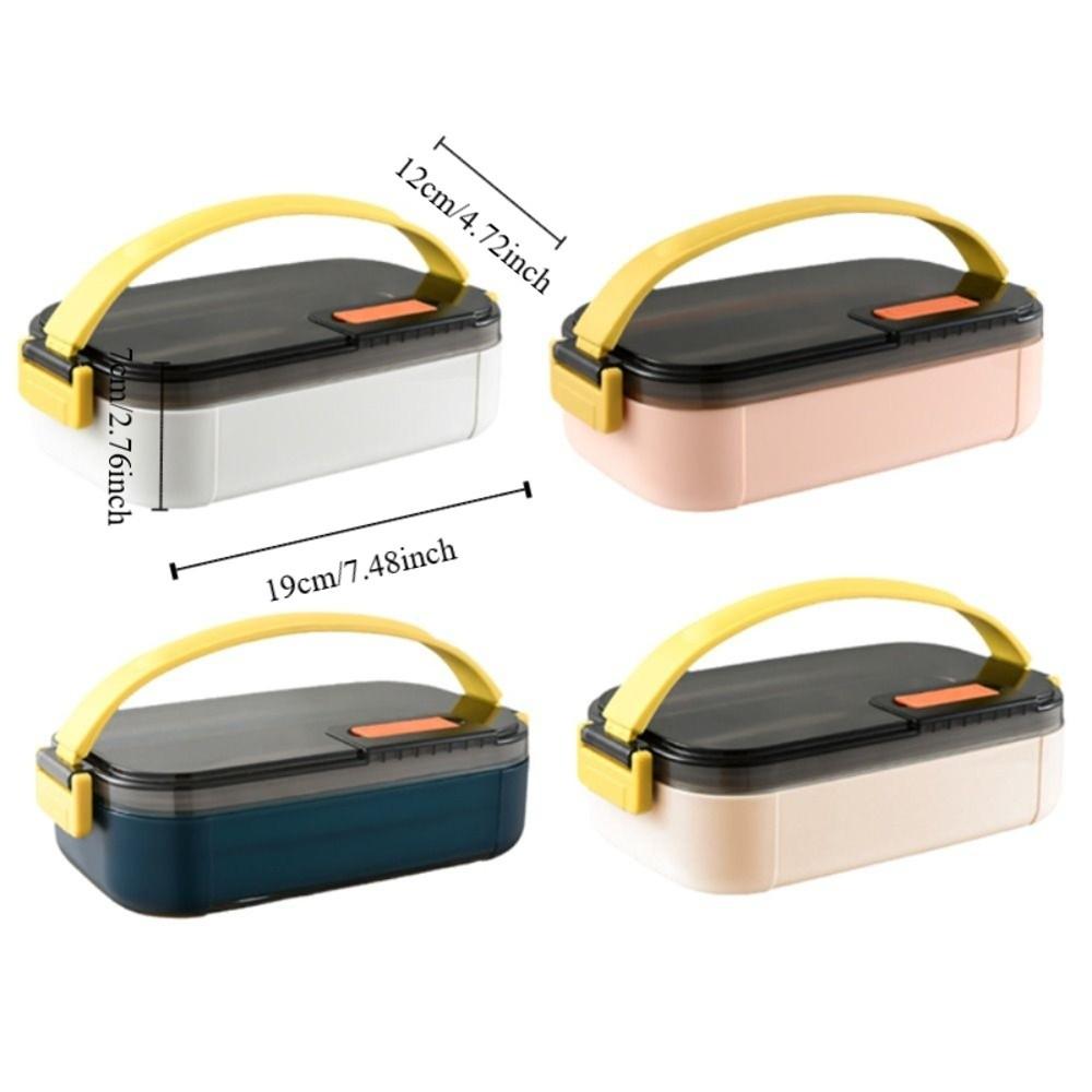 600ml Insulated Lunch Box Detachable Kitchen Storage Box Practical Food Storage Container  Winter