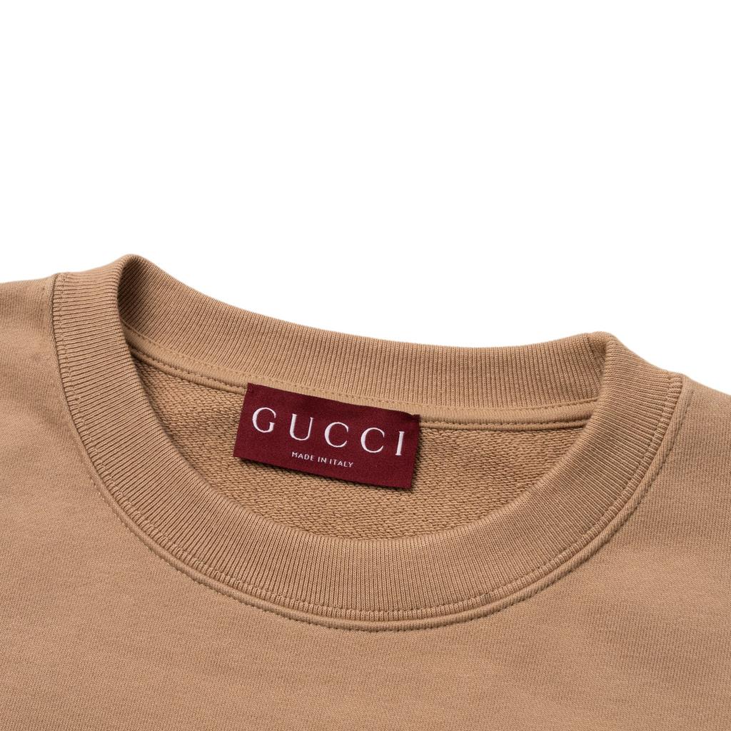 GUCCI Logo Printed Crewneck Sweatshirt 784413-XJGP7-2293