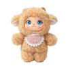 Porte-clés Charme de Sac Mignon avec Corps de Poupée Peluche, Lanière Boucle Suspendue et Détail Costume Animal Doux pour Clés et Sacs à Dos