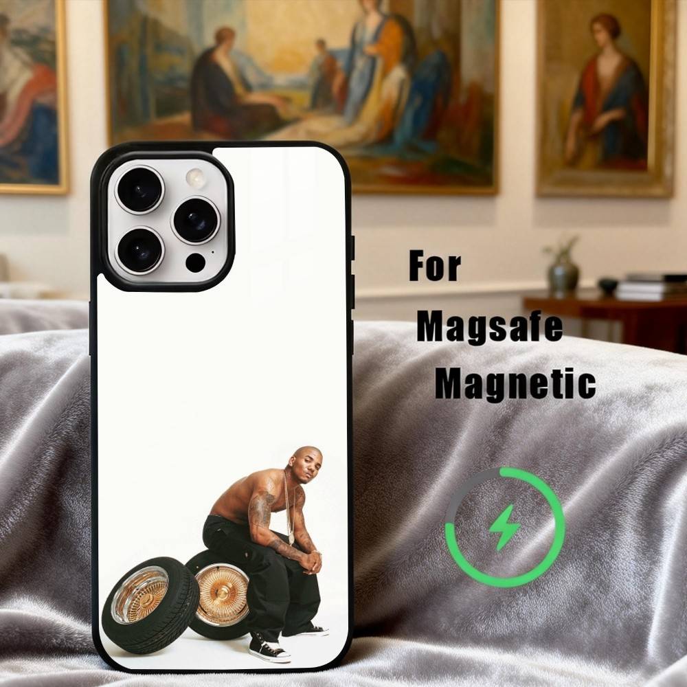 H-hardcore Rapper 50 C-Cent Singer Phone Case For iPhone 17,16,15,14,13,12,Plus,Pro,Max for Magsafe Magnetic Wireless Charging
