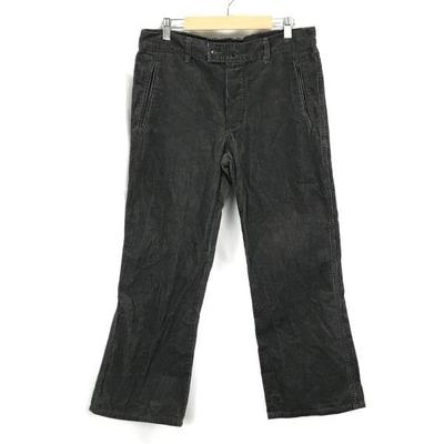 ZUCCa Travail Corduroy Pants Made In France Men 1 Inseam 65cm Charcoal Gray(USED)