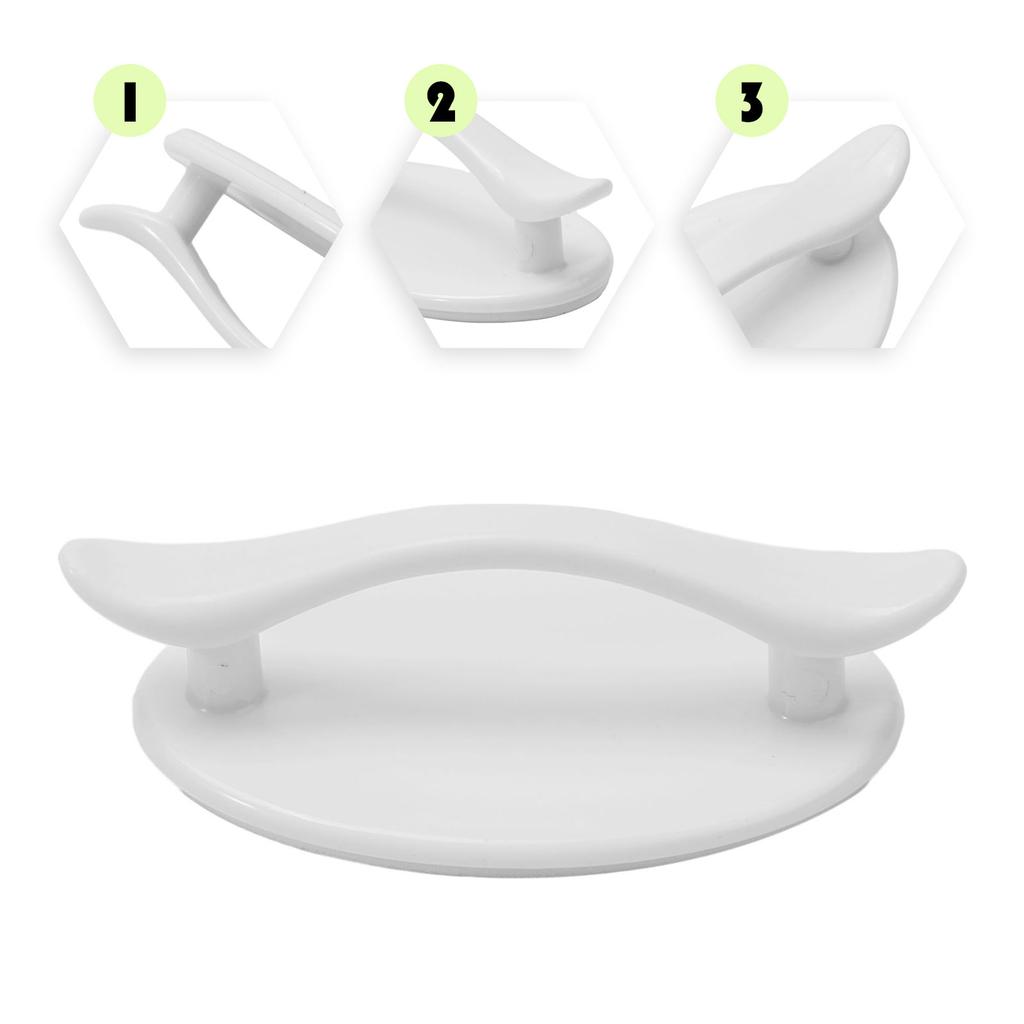 Hardware Door Handle Smooth Without Punching Holes Refrigerators Cabinets Curved Handle Drawers Home Improvement