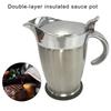 Stainless Steel Double Insulated Gravy Servers For Hot And Cold Sauces 750ml HX6C