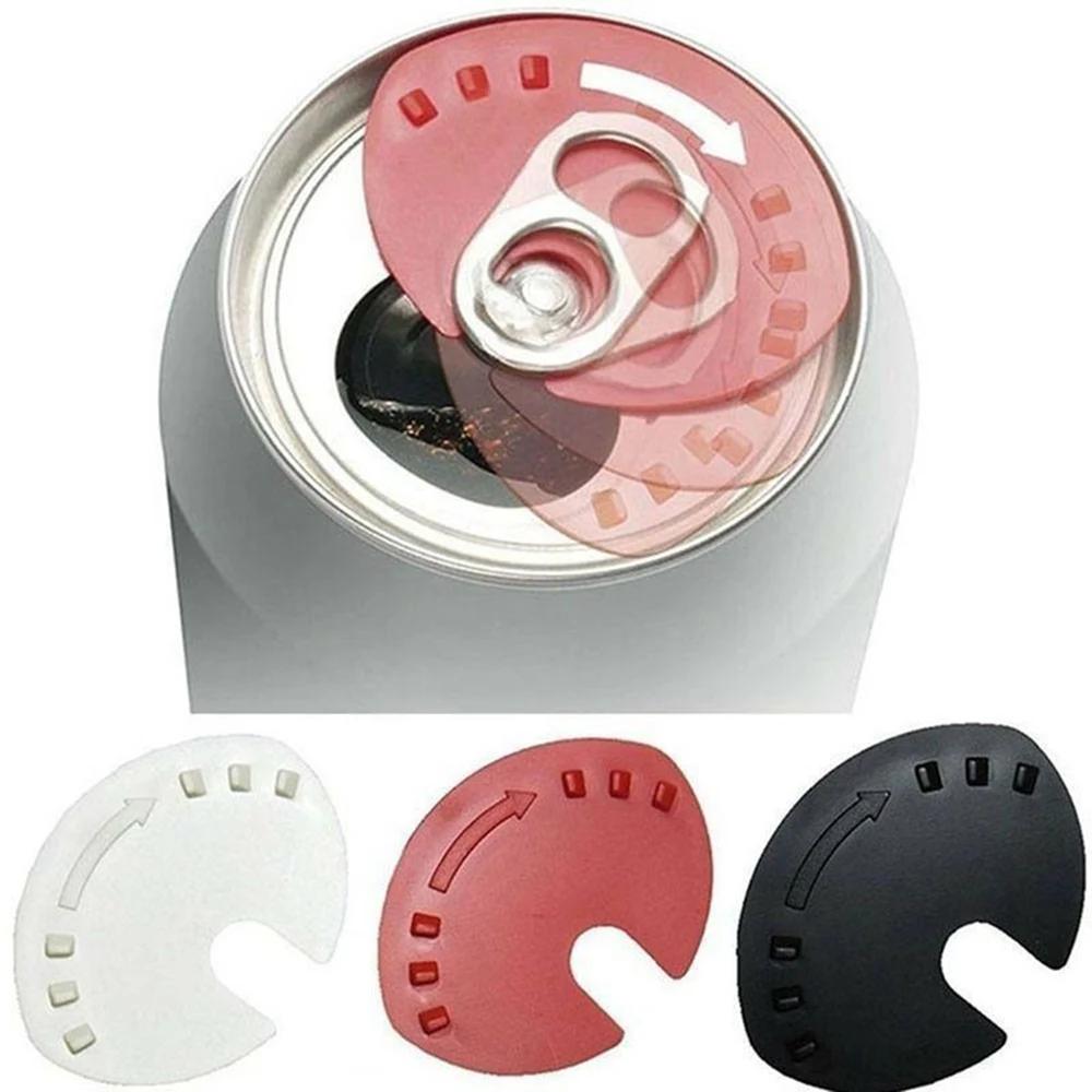 5 Pieces Can Lid Can Sealer Beverage Can Cap Can Protector Barricade Soda Cap Sealer Plastic Beer Drink Lid Protector for Beer