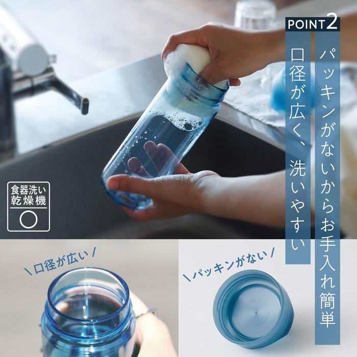Marna Daily Water Bottle (500ml/Gasket-less) Spring Blue 500 ml
