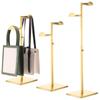 Long-Lasting Stainless Steel Bag Display Stand Stable Freestanding Handbag