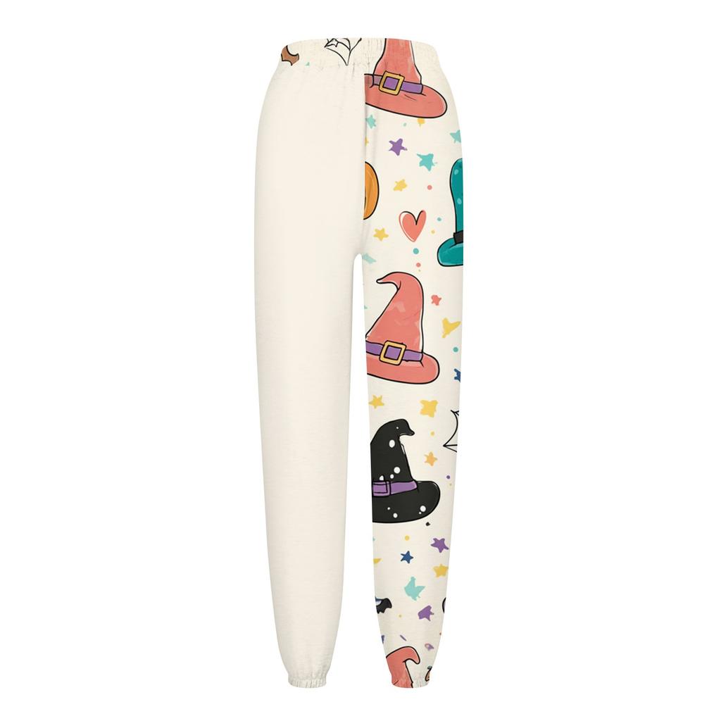 Lässige Jogginghose für Damen mit Halloween-Print