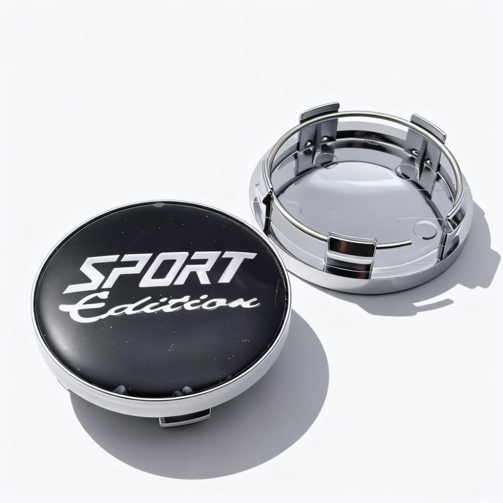 4pcs Sport Edition Logo Emblem Car Wheel Center Caps 58MM 54MM Wheels Hub Cap Sport Badge Rim Hubcaps Dust Cover Car Accessories
