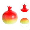 Flower Vase Pomegranate Shape Bud Plant Decorative Art for Living Room