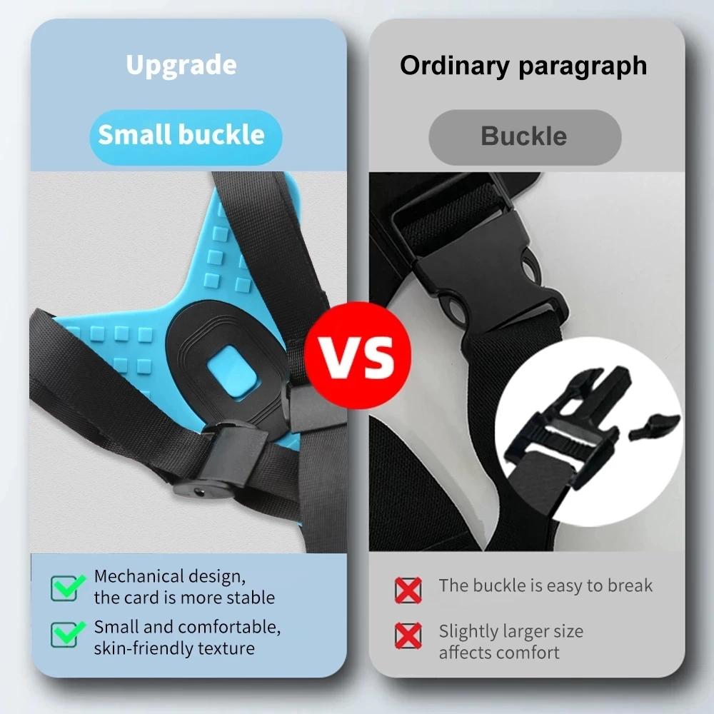 HONGDAK Motorcykelhjälm Hakfäste för GoPro Hero 11 10 9 8 7 6 Action Sportkamerahållare Motorcykelstativ GOPRO Tillbehör