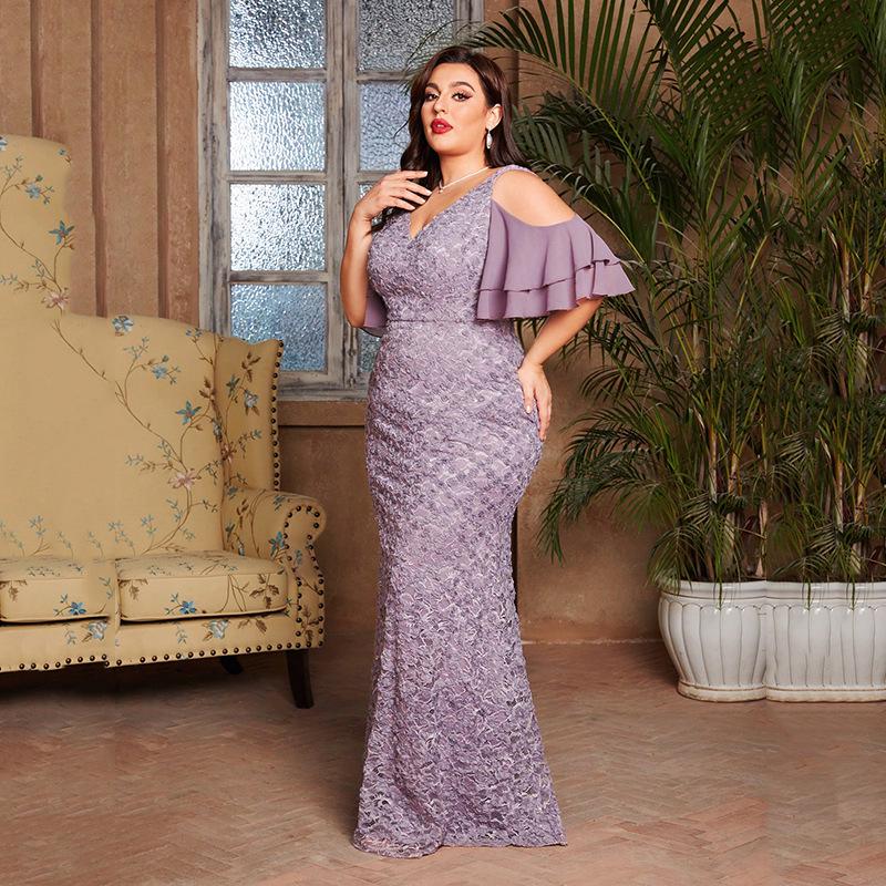 Robe de Soirée Sirène à Paillettes Haut de Gamme pour Femme - Style Socialite Amincissant