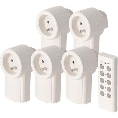 SCS SENTINEL Kit mit 5 ferngesteuerten Steckdosen 2300 W