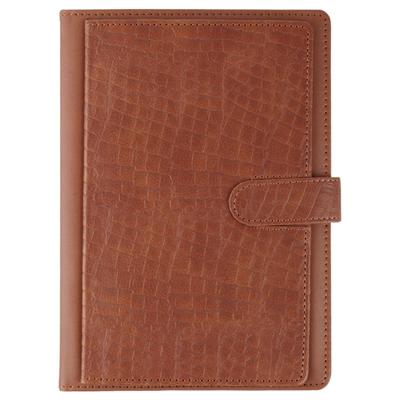 Diary with Faux Leather Cover for Writing, Planning, Travel, Office Use, A5 Paper Size, Hard Cover Binding Journal with Magnetic Lock & Pen Loop