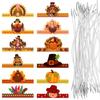 Creative Turkey Crown Paper Hat Festival Headwear for Festival Celebration Thanksgiving Accessories Turkey Headband