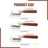 Wood Chisel Lightweight Steel Beveled Edge Carpenter for Beginners Hobbyists 1 cm witdh