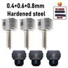 Hotend Kit for Bambu Lab A2L A1 A1 Mini, Stainless Steel Integrated High-Precision A1 Nozzle Same as Original Quality Assurance