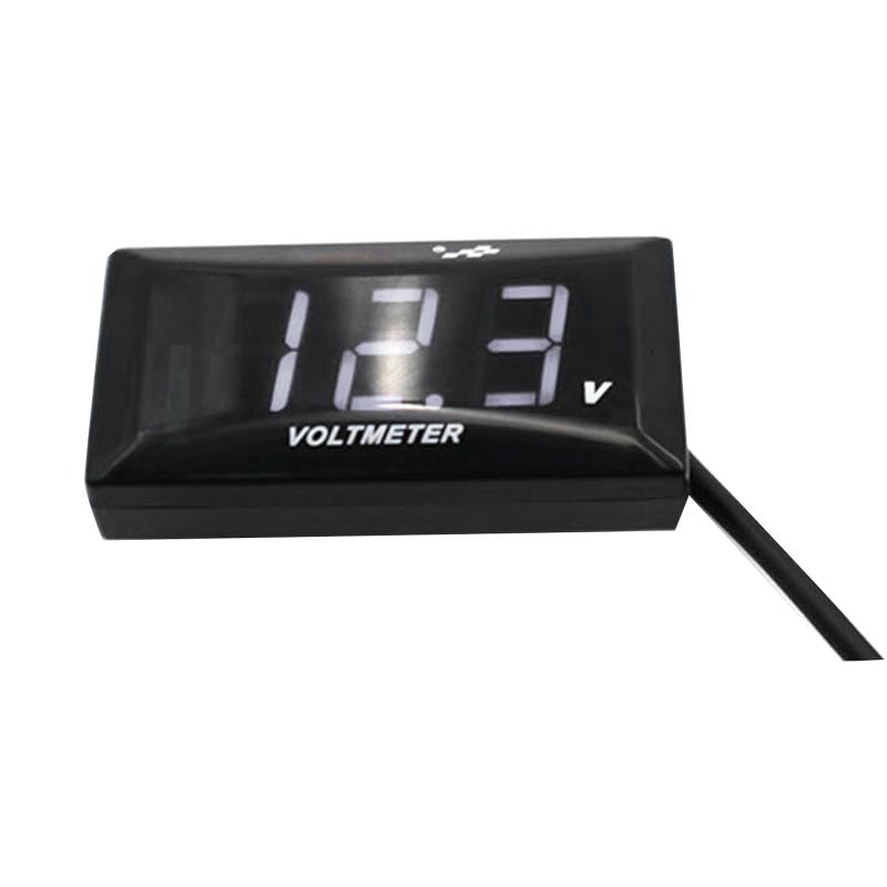 Car Voltmeter Digital Voltmeter Meter LCD Panel Tester Auto Motorcycle 12V-150V