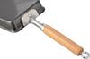 Wahei Freiz Black Iron Frying Pan 22cm Compatible Wooden Handle Made in Japan Selected Materials Tsubame-Sanjo IH/Gas GR-9746
